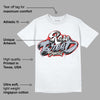 White Cement Reimagined 3s DopeSkill T-Shirt Rare Breed Type Graphic