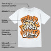 Dunk Low Magma Orange DopeSkill T-Shirt Never Forget Loyalty Graphic