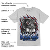 French Blue 13s DopeSkill Light Steel Grey T-shirt Black King Graphic