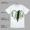 Seafoam 4s DopeSkill T-Shirt Slime Drip Heart Graphic