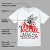 Fire Red 3s DopeSkill T-Shirt Juneteenth 1865 Graphic