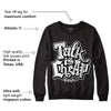 Dunk Low Panda White Black DopeSkill Sweatshirt Talk Is Chip Graphic