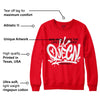 Red Thunder 4s DopeSkill Red Sweatshirt Queen Graphic