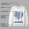 University Blue 5s DopeSkill Sweatshirt Juneteenth Heart Graphic