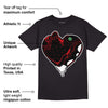 Playoffs 13s DopeSkill T-Shirt Heart AJ 13 Graphic