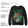 Lucky Green 1s Low DopeSkill Sweatshirt Queen Of Hustle Graphic