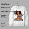 White Cement Reimagined 3s DopeSkill Sweatshirt Black Queen Graphic