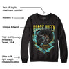 Aqua 5s DopeSkill Sweatshirt New Black Queen Graphic