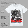 White Cement Reimagined 3s DopeSkill T-Shirt Black King Graphic