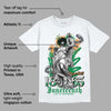 Pine Green 4s DopeSkill T-Shirt Juneteenth Graphic