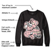 Washed Pink 1s Retro High OG DopeSkill Sweatshirt Bear Steals Sneaker Graphic