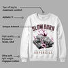 Dunk Low Night Maroon and Medium Soft Pink DopeSkill Sweatshirt Slow Burn Graphic