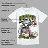 Olive 1s Low OG DopeSkill T-Shirt Sick Bear Graphic