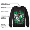 Lucky Green 1s Low DopeSkill Sweatshirt Chillin Graphic