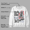 White Cement Reimagined 3s DopeSkill Sweatshirt Real Ones Move In Silence Graphic