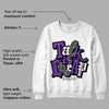 Dark Iris 3s DopeSkill Sweatshirt Talk Is Chip Graphic