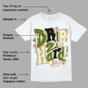 Olive 1s Low OG DopeSkill T-Shirt Drip Too Hard Graphic