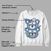 University Blue 5s DopeSkill Sweatshirt New Double Bear Graphic