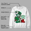 Pine Green 4s DopeSkill Sweatshirt Broken Heart Graphic