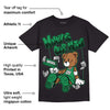 Lucky Green 1s Low DopeSkill T-Shirt Money Is Our Motive Bear Graphic