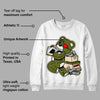 Olive 1s Low OG DopeSkill Sweatshirt Bear Steals Sneaker Graphic