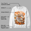 Dunk Low Magma Orange DopeSkill Sweatshirt Chillin Graphic