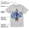 French Blue 13s DopeSkill Light Steel Grey T-shirt King Chess Graphic