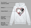 White Cement Reimagined 3s DopeSkill Hoodie Sweatshirt Heart AJ 3 Graphic