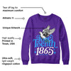 Court Purple 13s DopeSkill Purple Sweatshirt Juneteenth 1865 Graphic