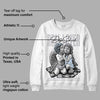 Cement Grey 11s DopeSkill Sweatshirt Real Lover Graphic