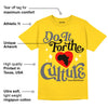 Lightning 4s DopeSkill Tour Yellow T-shirt Do It For The Culture Graphic