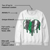 Lucky Green 3s DopeSkill Sweatshirt Slime Drip Heart Graphic