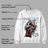 White Cement Reimagined 3s DopeSkill Sweatshirt Money Loves Me Graphic