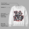 Fire Red 9s DopeSkill Sweatshirt Talk Is Chip Graphic