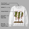 Olive 1s Low OG DopeSkill Sweatshirt Juneteenth Heart Graphic