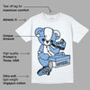 University Blue 5s DopeSkill T-Shirt Sneakerhead BEAR Graphic