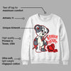 White Cement Reimagined 3s DopeSkill Sweatshirt Broken Heart Graphic