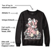 Washed Pink 1s Retro High OG DopeSkill Sweatshirt MOMM Bear Graphic