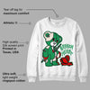 Lucky Green 2s DopeSkill Sweatshirt Broken Heart Graphic