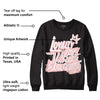 Washed Pink 1s Retro High OG DopeSkill Sweatshirt LOVE Graphic