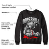 85 Black White 1s DopeSkill Sweatshirt Sick Bear Graphic