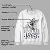 Cool Grey 6s DopeSkill Sweatshirt Juneteenth 1865 Graphic