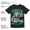 Lucky Green 1s Low DopeSkill T-Shirt Sick Bear Graphic