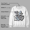 Cement Grey 11s DopeSkill Sweatshirt Talk Is Chip Graphic