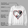 White Cement Reimagined 3s DopeSkill Sweatshirt Heart AJ 3 Graphic