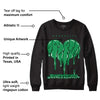 Lucky Green 1s Low DopeSkill Sweatshirt Juneteenth Heart Graphic