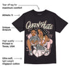 Washed Pink 1s Retro High OG DopeSkill T-Shirt Queen Of Hustle Graphic