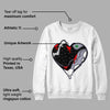 Black Flint 13s DopeSkill Sweatshirt Heart AJ 13 Graphic