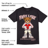 Washed Pink 1s Retro High OG DopeSkill T-Shirt Fake Love Graphic