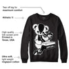 85 Black White 1s DopeSkill Sweatshirt Sneakerhead BEAR Graphic